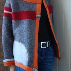 Foundry Design Orange and Gray Jacket